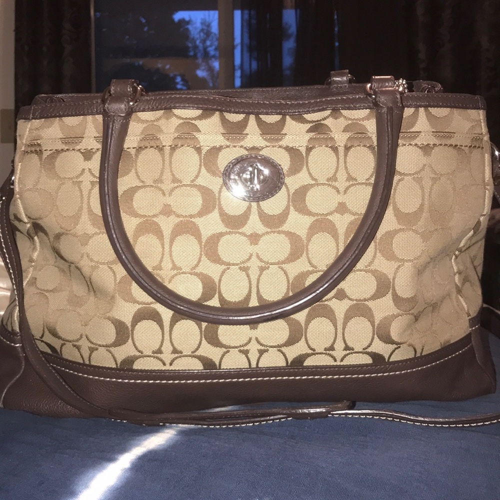 Coach crossbody with Laptop holder